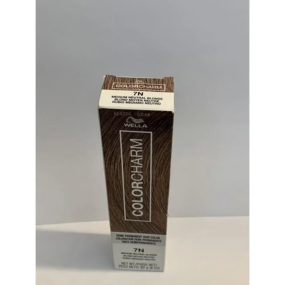 Wella COLORCHARM Demi Permanent Hair Color 7N Medium Neutral Blonde Gloss semi